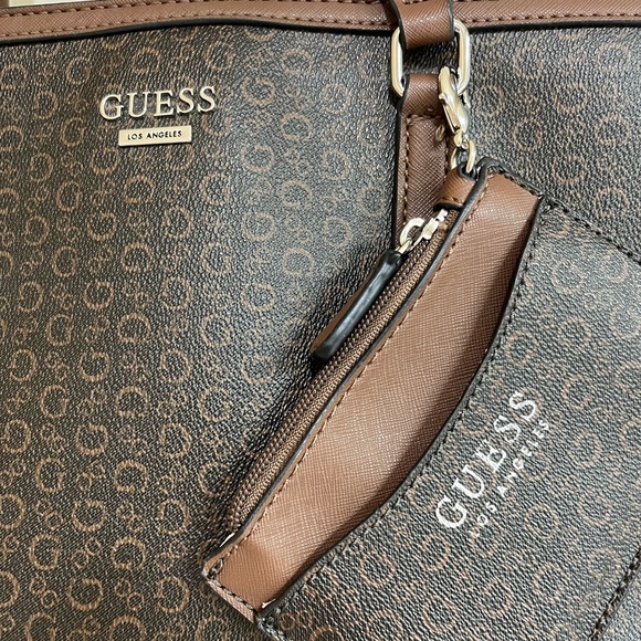 Guess black and brown tote - Picture 2 of 6